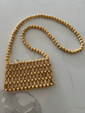 a new day Beaded Crossbody Bag in Tan